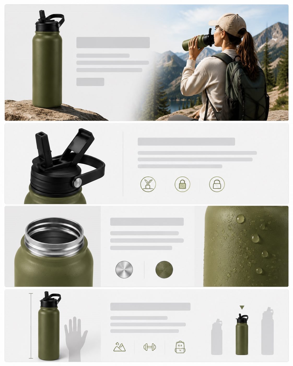 Amazon A+ content module layout built from the same product facts used in listing images