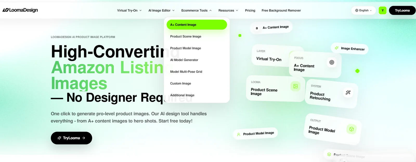 LoomaDesign 工具入口和任务选择: features tool chooser